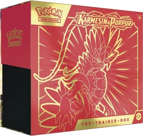 Pokémon Top-Trainer-Box – Karmesin & Purpur: Koraidon