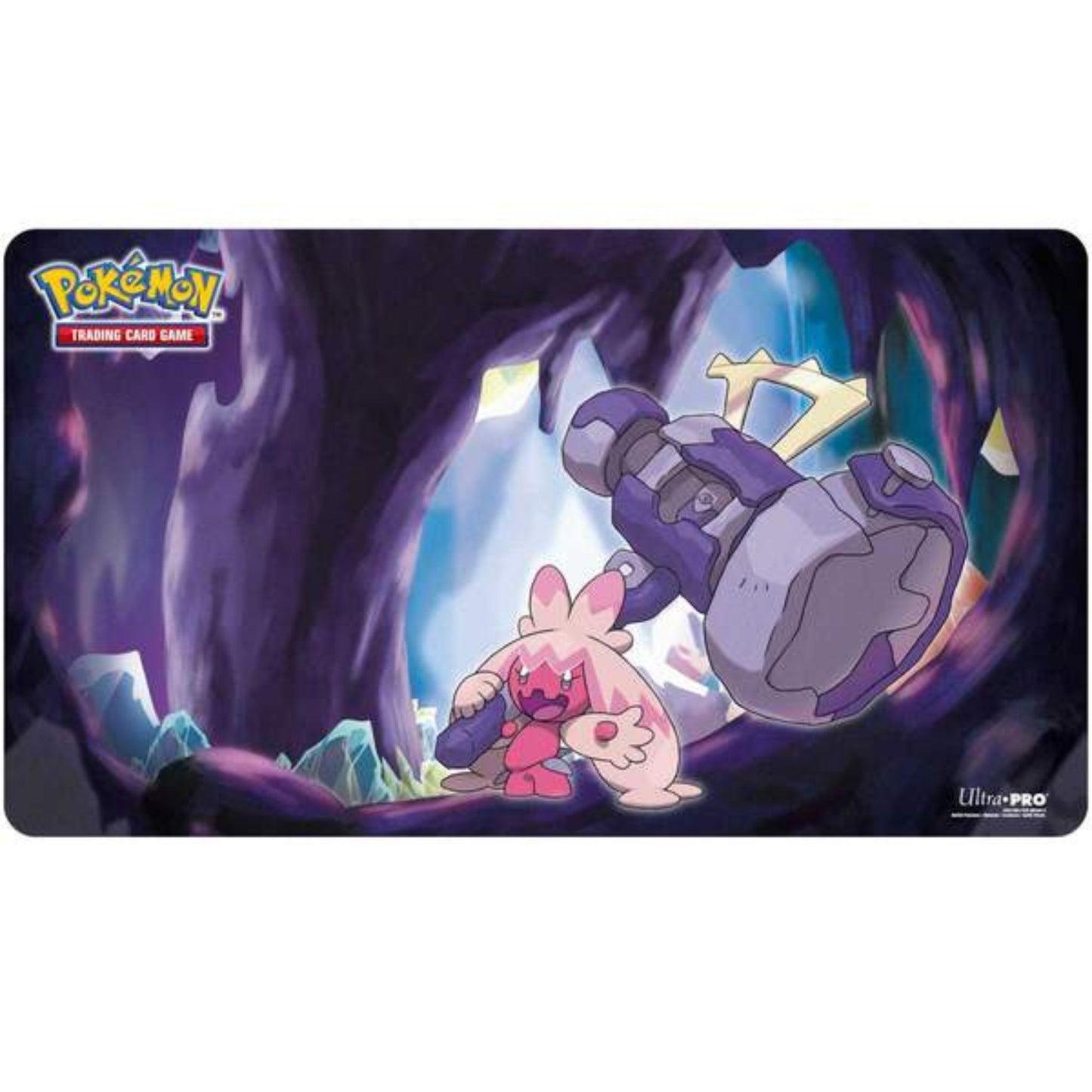 Offizielle Pokémon Tinkaton / Granforgita Spielmatte – Ultra Pro Playmat mit rutschfester Gummierung und Stoffoberfläche (60×34 cm).