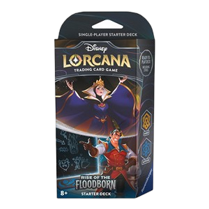 Disney Lorcana – Aufstieg der Flutgestalten: Bernstein & Saphir Starter Deck (Deutsch)