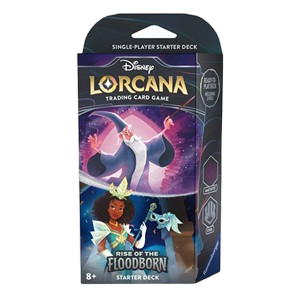 Disney Lorcana – Aufstieg der Flutgestalten: Amethyst & Stahl Starter Deck (Deutsch)