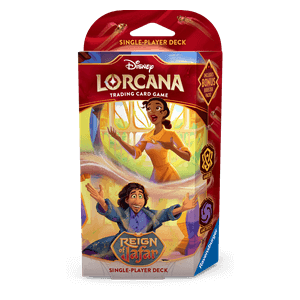 Disney Lorcana – Domäne von Dschafar: Bernstein & Amethyst Starter Deck (Deutsch)