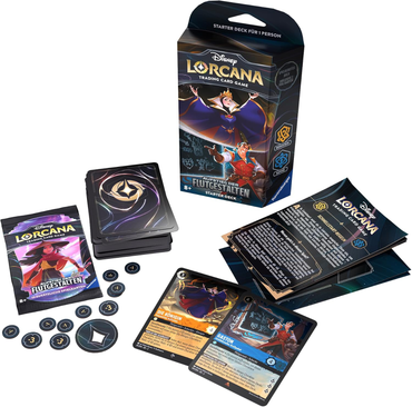 Disney Lorcana – Aufstieg der Flutgestalten: Bernstein & Saphir Starter Deck (Deutsch)