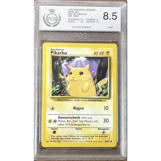 Pikachu – Base Set (Deutsch) – PGS 8.5