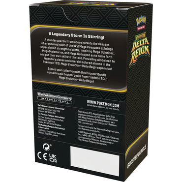Pokémon Delta-Herrschaft Booster Bundle Rückseite (Abbildung: englische Version)
