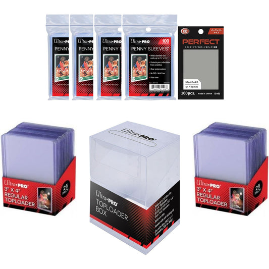 RodeCollect Ready to Go Zubehör Bundle mit Sleeves, Perfect Fits, Toploadern und Toploader Box.