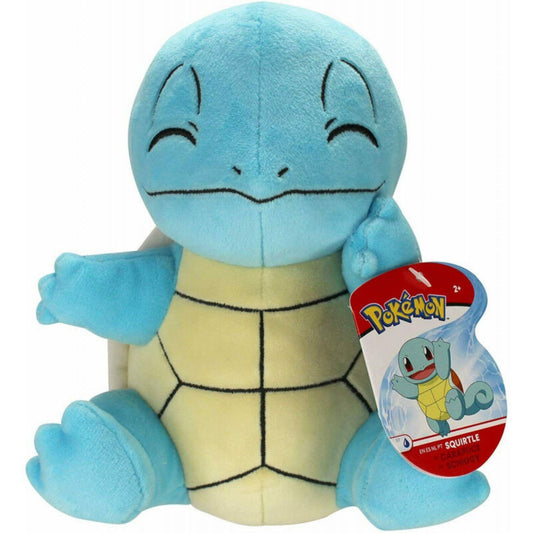 Pokémon Schiggy / Squirtle Plüschfigur – 20 cm, weiches Polyester, offizielles Lizenzprodukt.