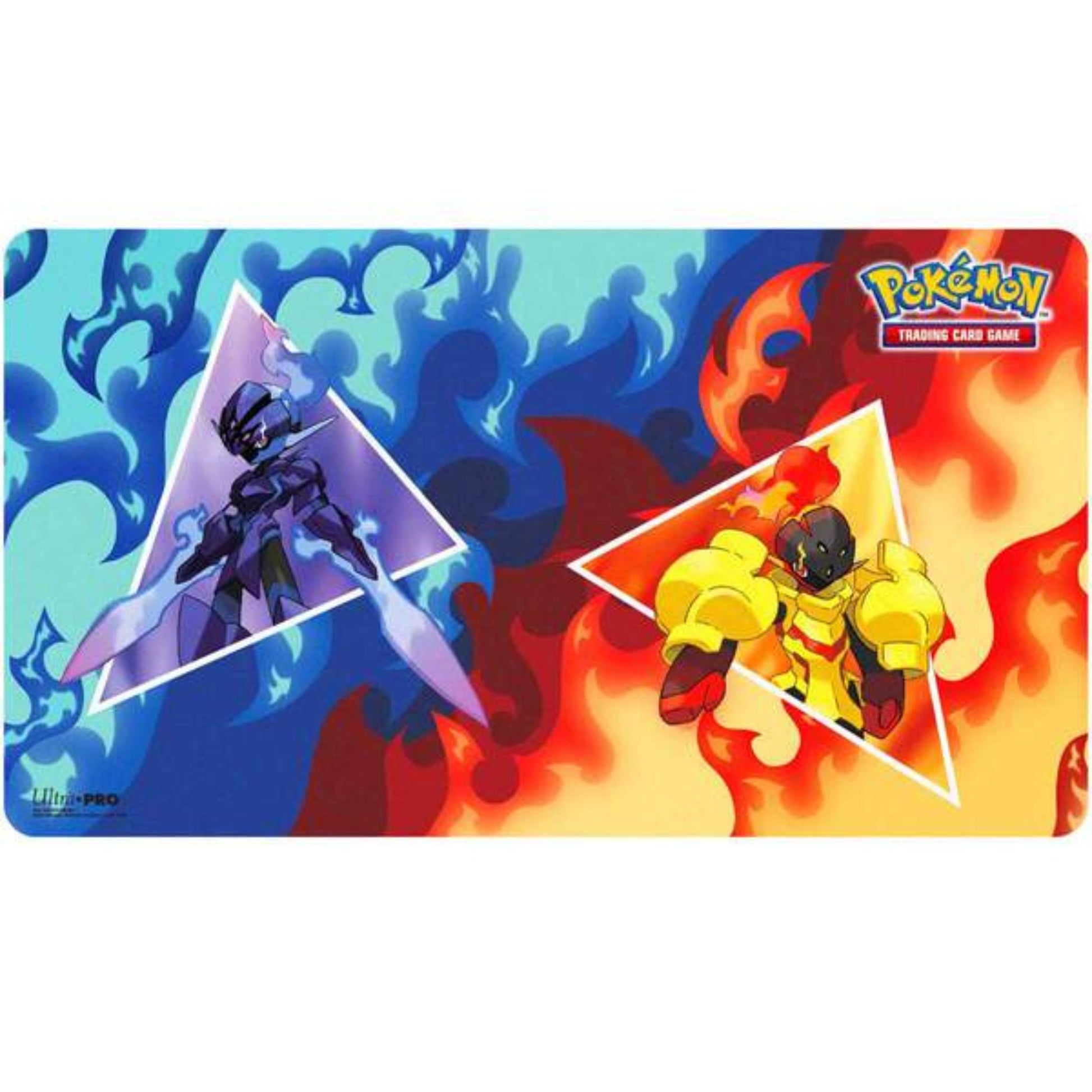 Pokémon Crimanzo & Azugladis / Armarouge & Ceruledge Spielmatte – Premium-Playmat 60×34 cm mit rutschfester Unterseite.