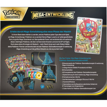 Pokémon – Mega-Entwicklung Top-Trainer-Box Lucario (Deutsch)