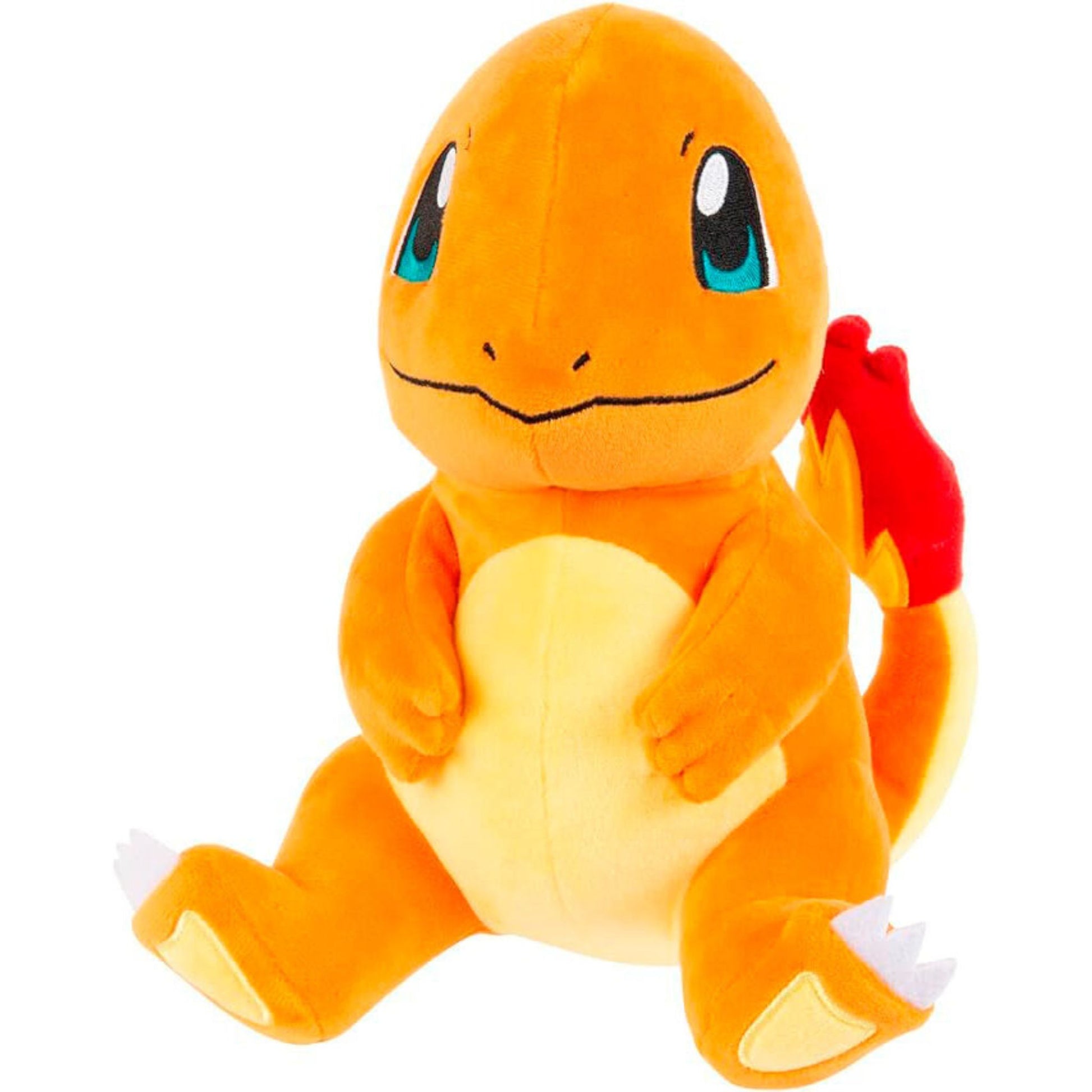 Pokémon Glumanda / Charmander Plüschfigur – 22 cm groß, weiches Polyester, offizielles Lizenzprodukt.