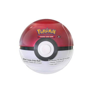 Pokéball Tin – rote Metalltin mit 3 Boostern & Stickern