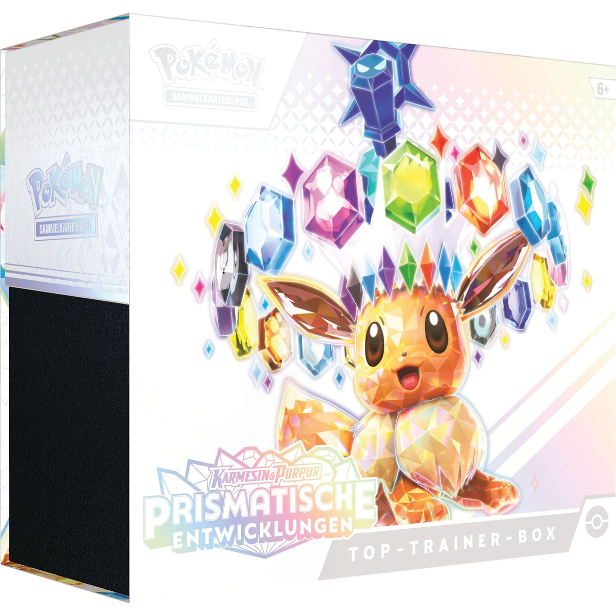 Pokémon Prismatische Entwicklungen Top-Trainer-Box Deutsch