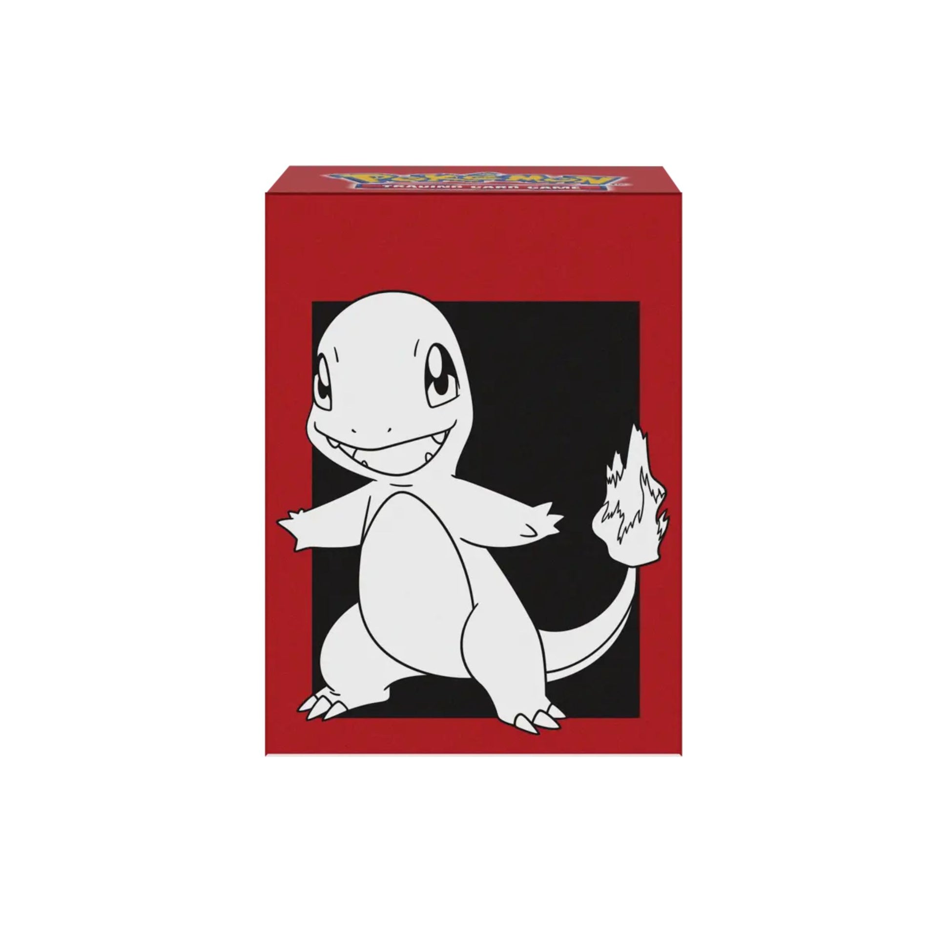 Ultra Pro Full View Deck Box – Charmander / Glumanda Motiv, für bis zu 75 doppelt gesleevte Karten, mit Deck Divider.