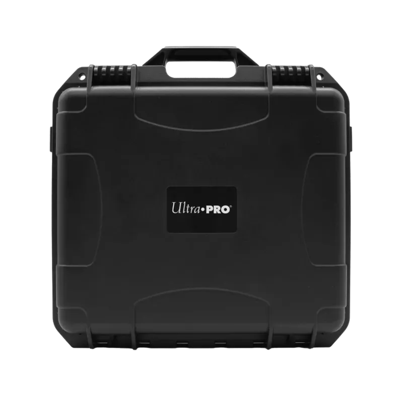 Ultra Pro Graded Card Case – schwarzes IP67-Schutzcase für bis zu 100 gegradete Karten mit Trackingfach und Seriennummer.
