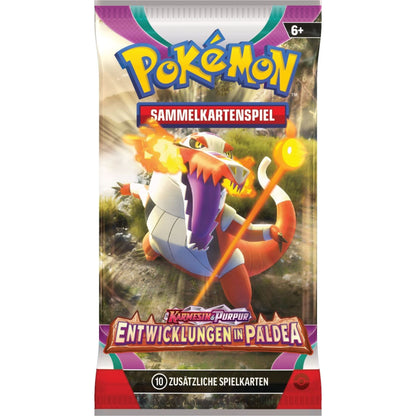 Pokémon – Karmesin & Purpur: Entwicklungen in Paldea Einzelbooster (Deutsch)